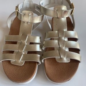 Gold Kidpik sandals